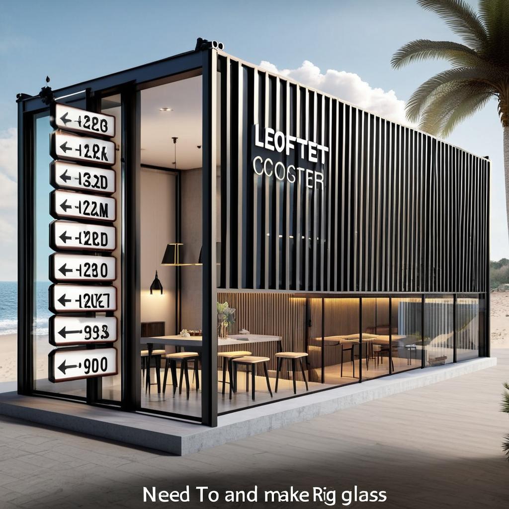 Chill Vibes: Cozy Container Coffee Shop by the Beach