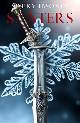 A visually striking book cover showcasing a beautifully detailed dagger with an intricate hilt, featuring ornate engravings and a gemstone embedded in the hilt