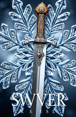 A visually striking book cover showcasing a beautifully detailed dagger with an intricate hilt, featuring ornate engravings and a gemstone embedded in the hilt