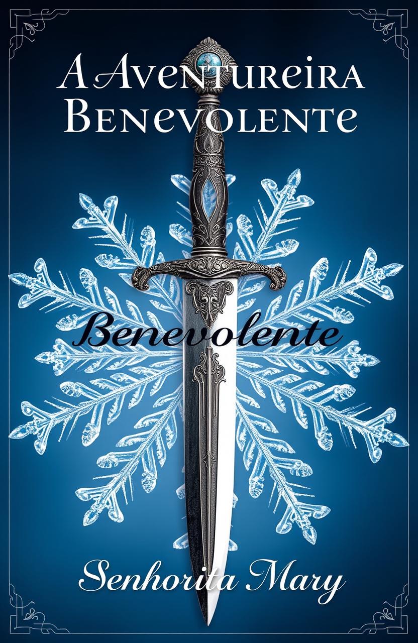A visually striking book cover featuring a beautifully detailed dagger with an intricate hilt, showcasing ornate designs and craftsmanship