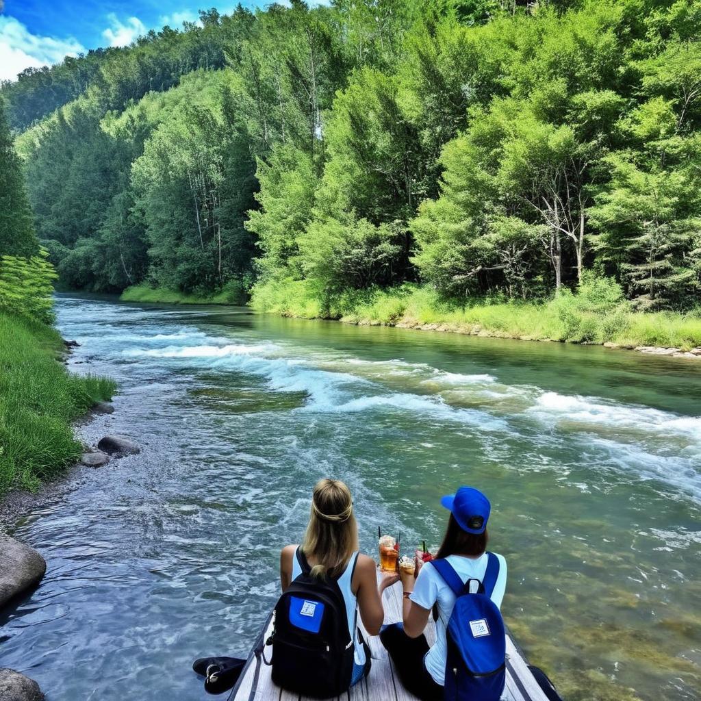 Vibrant Summer River Scenes: Fun Activities for Everyone