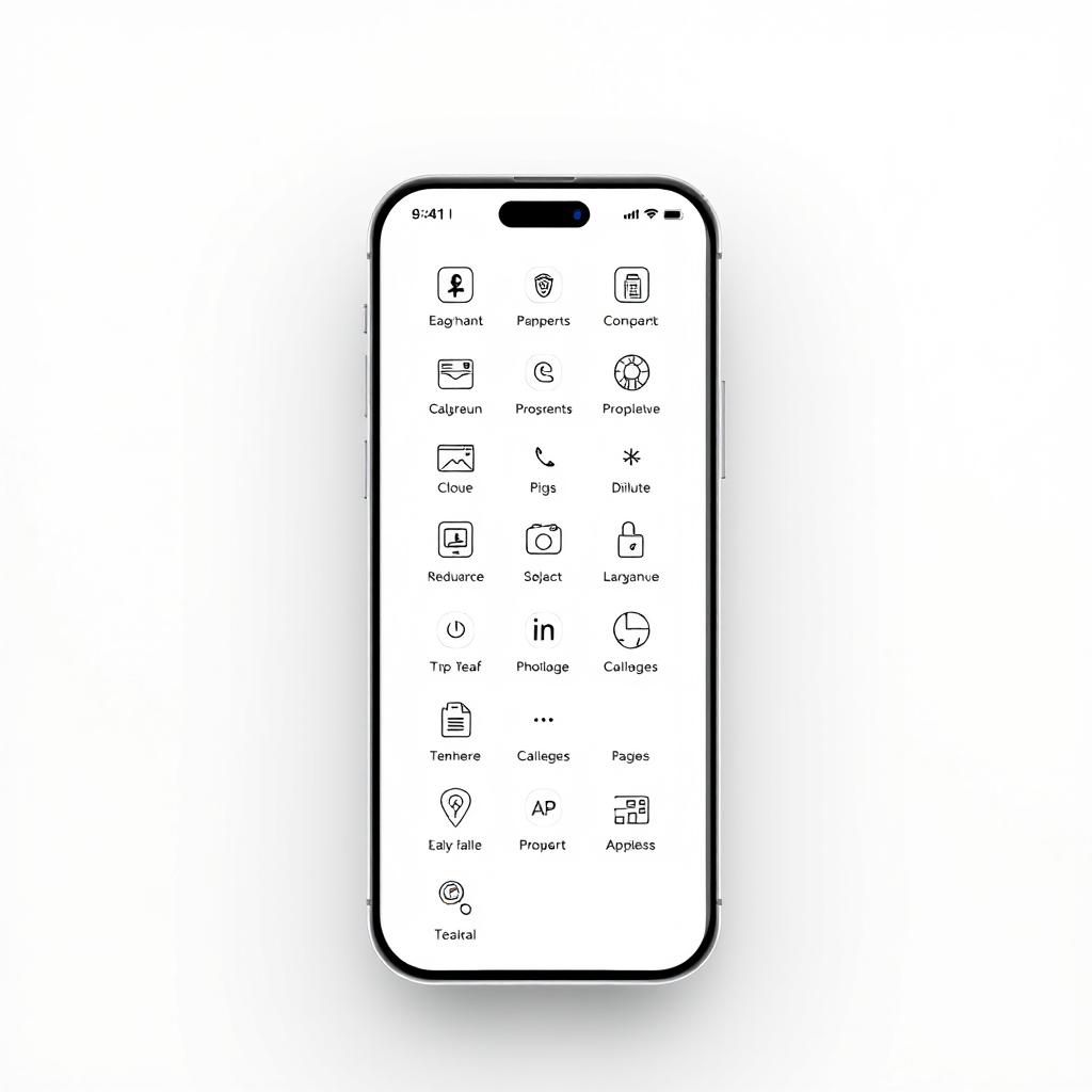 Sleek & Intuitive Mobile App Menu