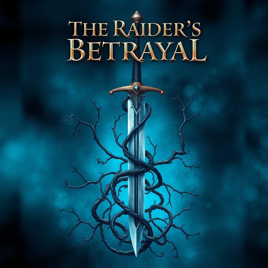 A stunning fantasy book cover for 'The Raider's Betrayal'