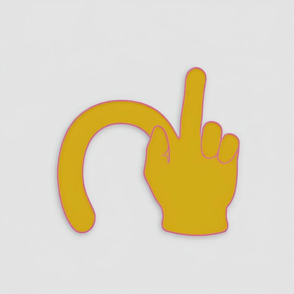 Vibrant Peace Sign in Yellow
