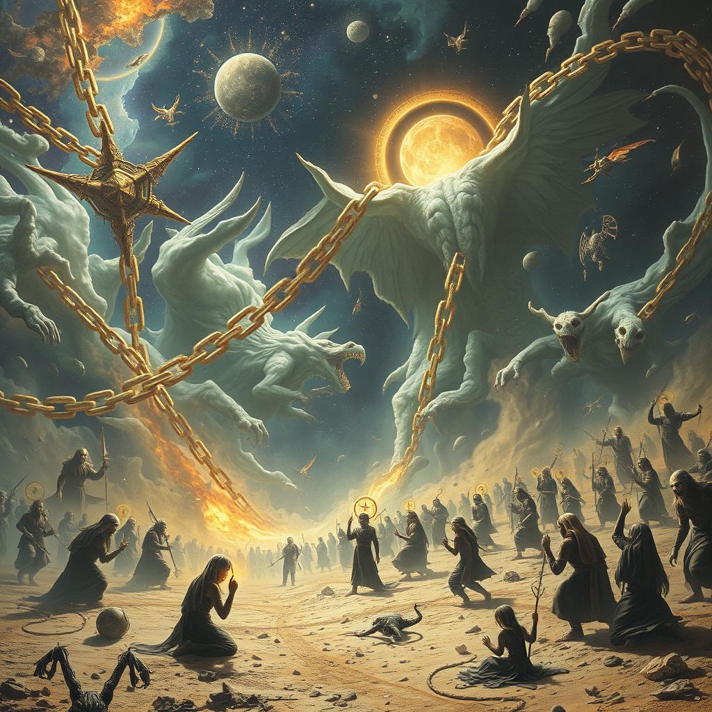 Explore a Cosmic Battlefield of Divine Beasts