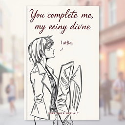 A captivating book cover design featuring a sketch-style illustration of a handsome 17-year-old male mafia character, dressed in a stylish leather jacket