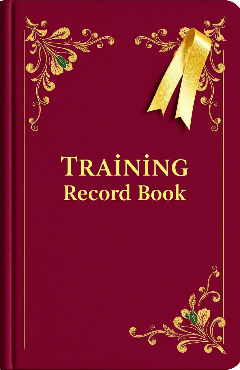 Elevate Your Training: Stylish Record Book Cover