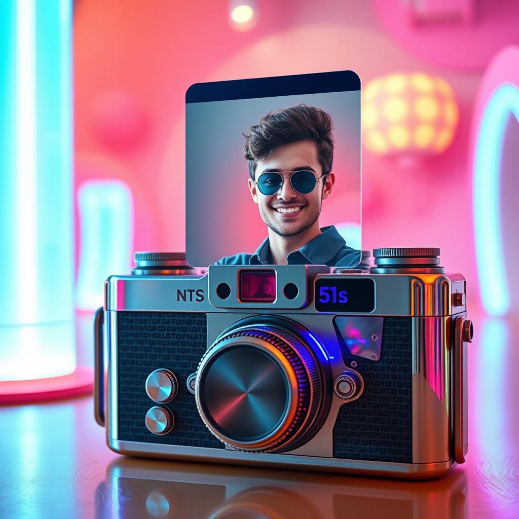 Snap the Future: Retro-Futuristic Camera