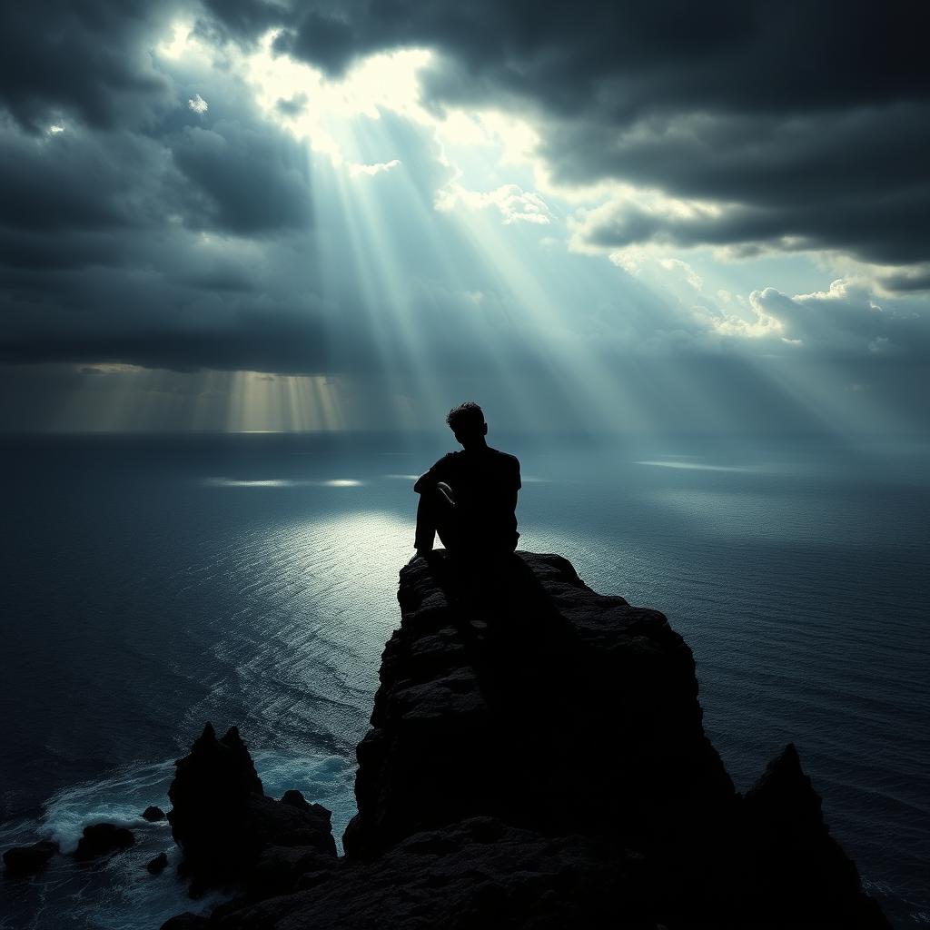 A visually striking representation of depression and the immense power of the mind