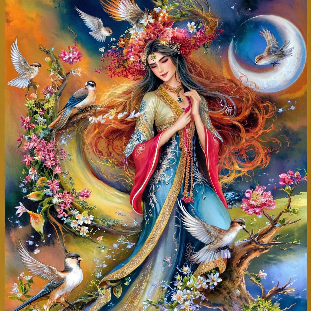 Ethereal Fairy in a Floral Paradise