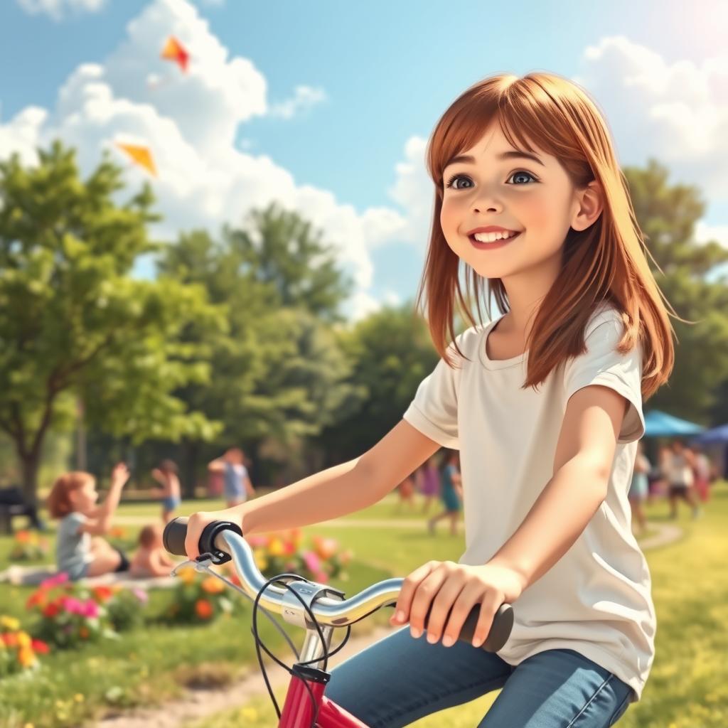 A charming novel cover that captures the daily life of a 13-year-old child