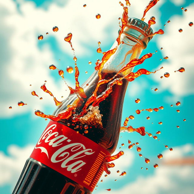 Coca-Cola Explosion: A Splash of Energy!