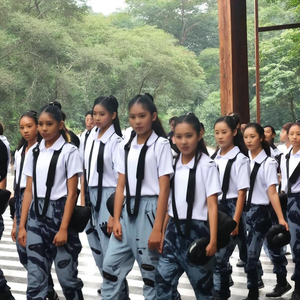 Empowered Youth: A Confident Student in Action
