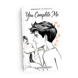 A book cover design featuring a stylish sketch of a handsome 19-year-old male character, resembling a celebrity, with a sharp nose, tall stature, and an athletic build