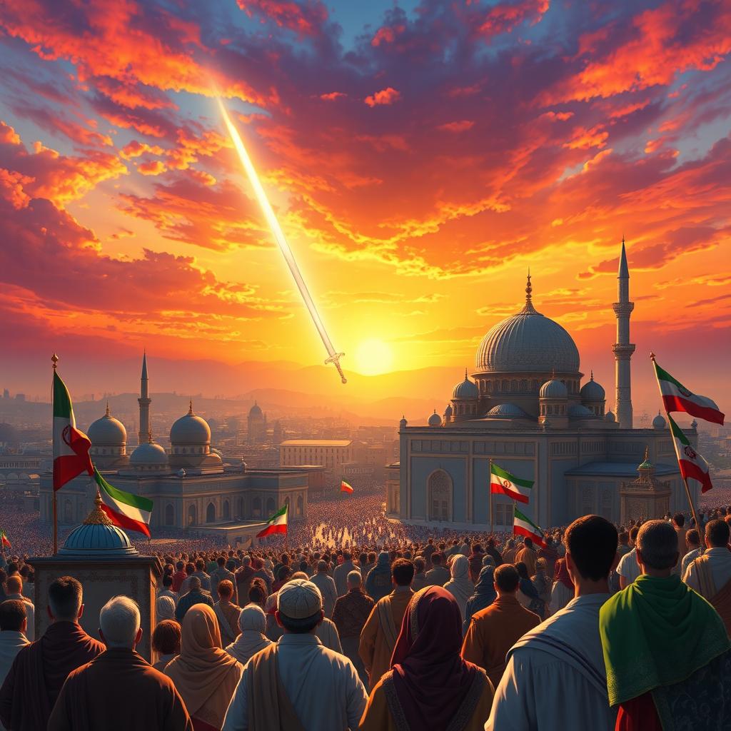 A vivid and inspiring illustration of the expected appearance of Imam Mahdi in Iran