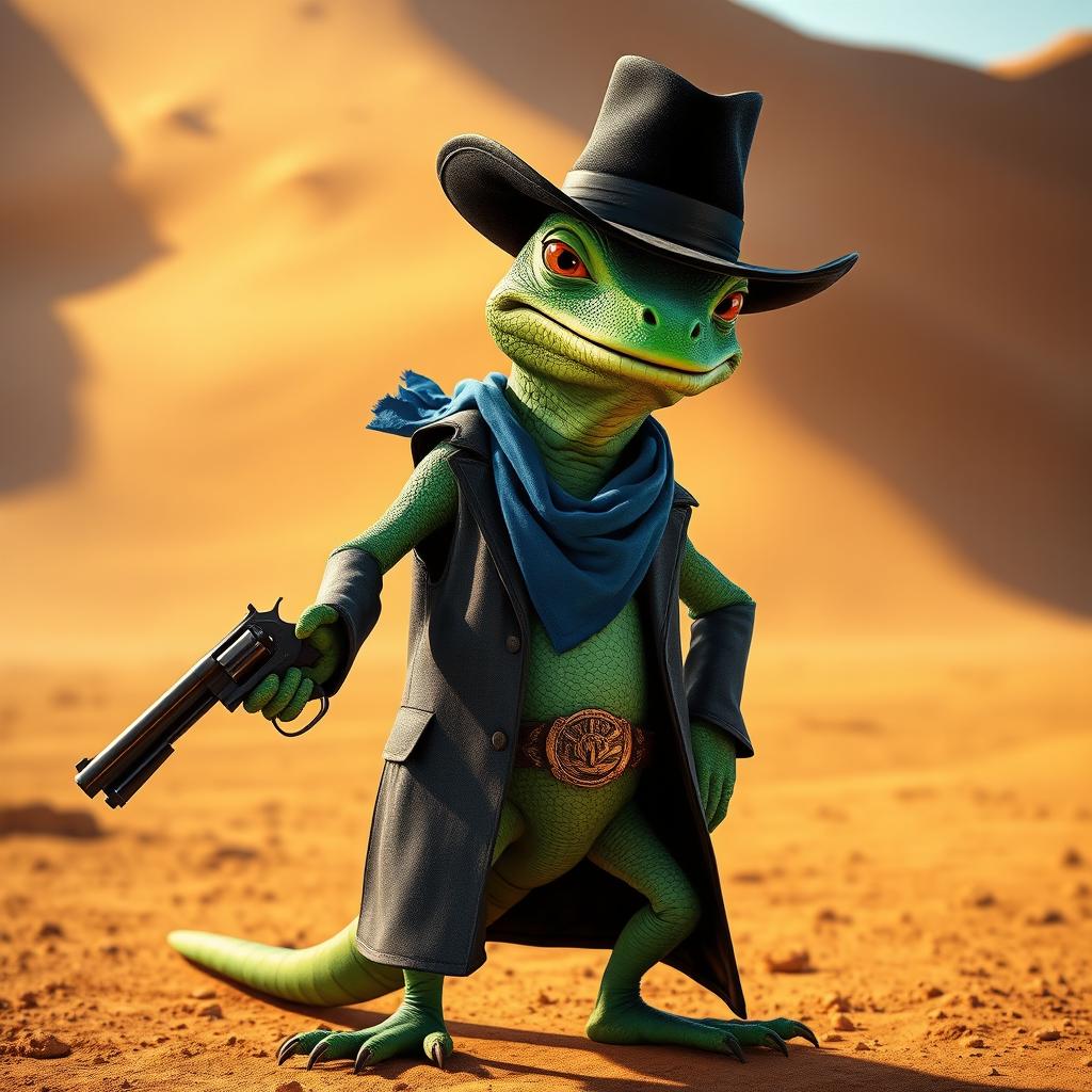 Meet the Quirky Cowboy Lizard