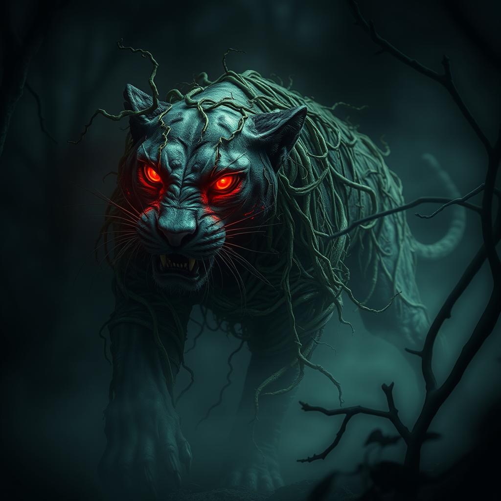 The Sinister Undead Panther: A Dark Creation