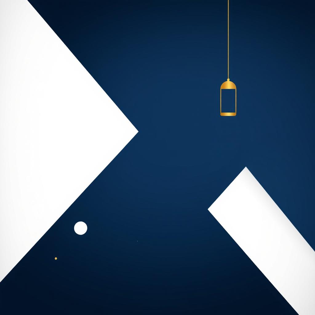 A simple, focused background design for a podcast studio, featuring soft, 2D rhombus shapes with no sharp angles
