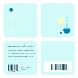 Sleek Lab Game Cards Design