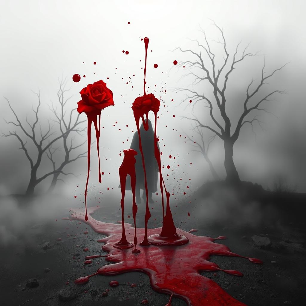 A dark and haunting scene that embodies a 'Festival of Blood'