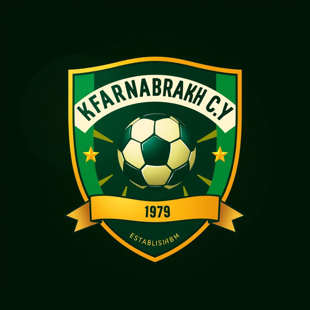 An eye-catching soccer crest for a team named 'Kfarnabrakh C