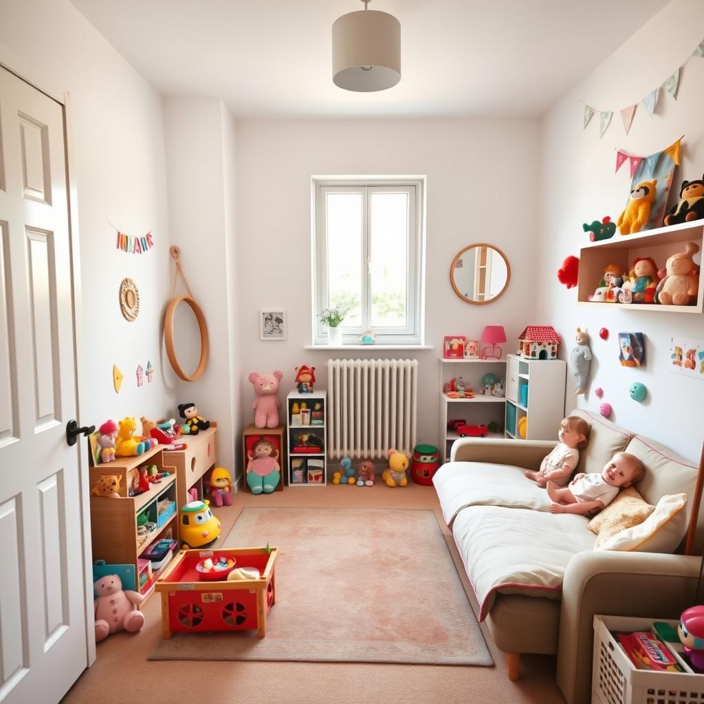A children's playroom measuring 3x2