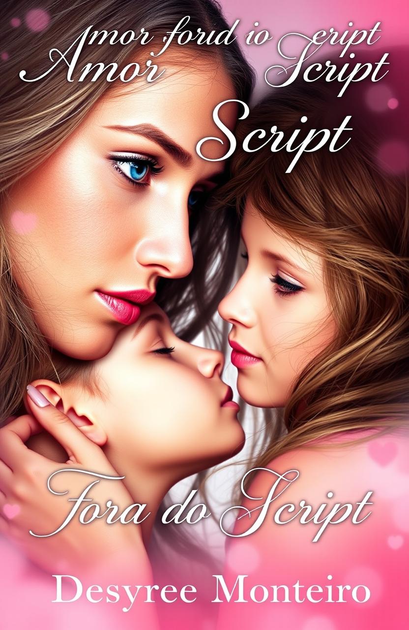 A captivating book cover featuring two women gazing deeply into each other's eyes, embodying love and connection