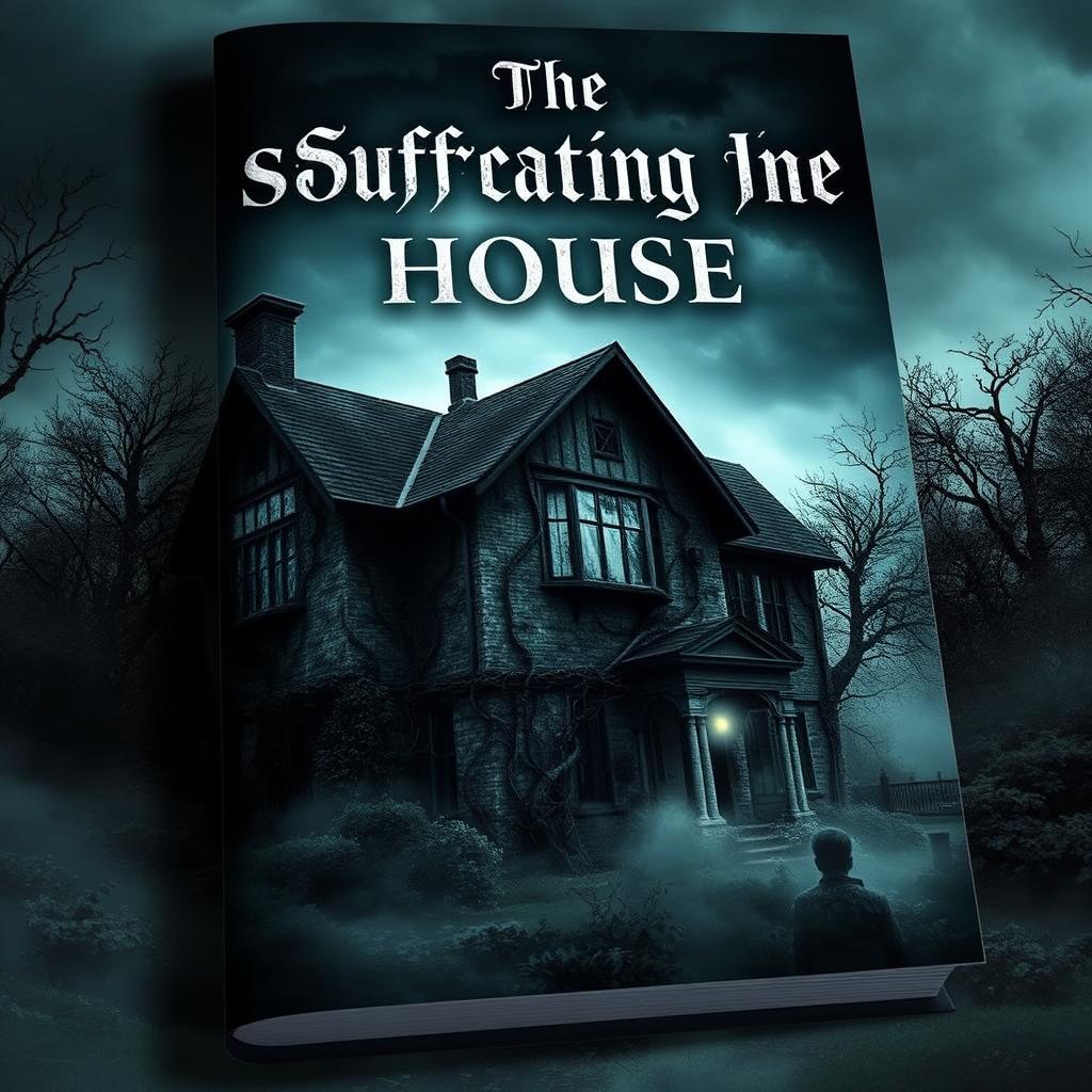 The Suffocating House: A Thrilling Book Cover