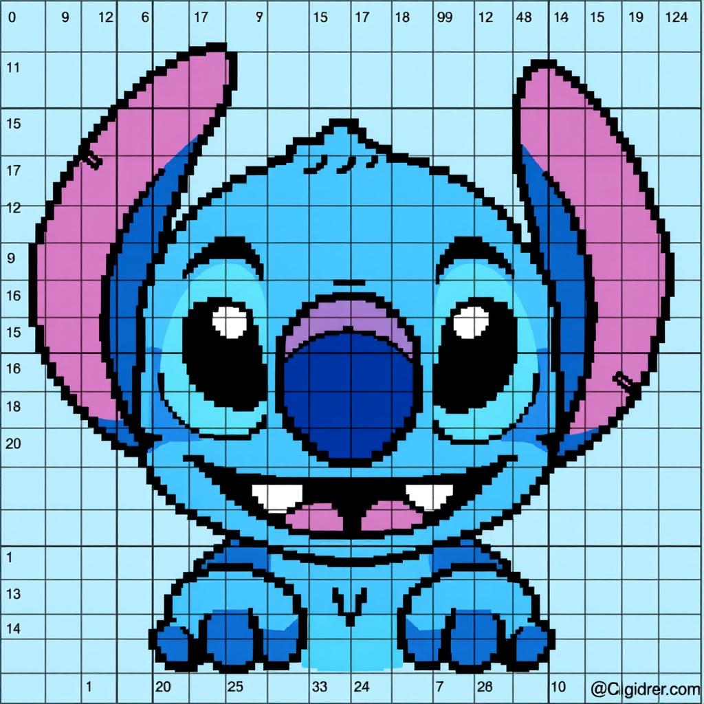 Create Your Own Stitch Art! | Fun Grid Drawing