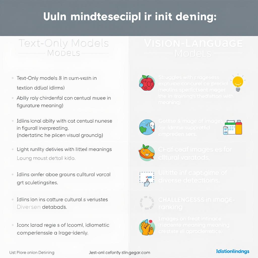 Text-Only vs Vision-Language Models: Idiom Detection Explained