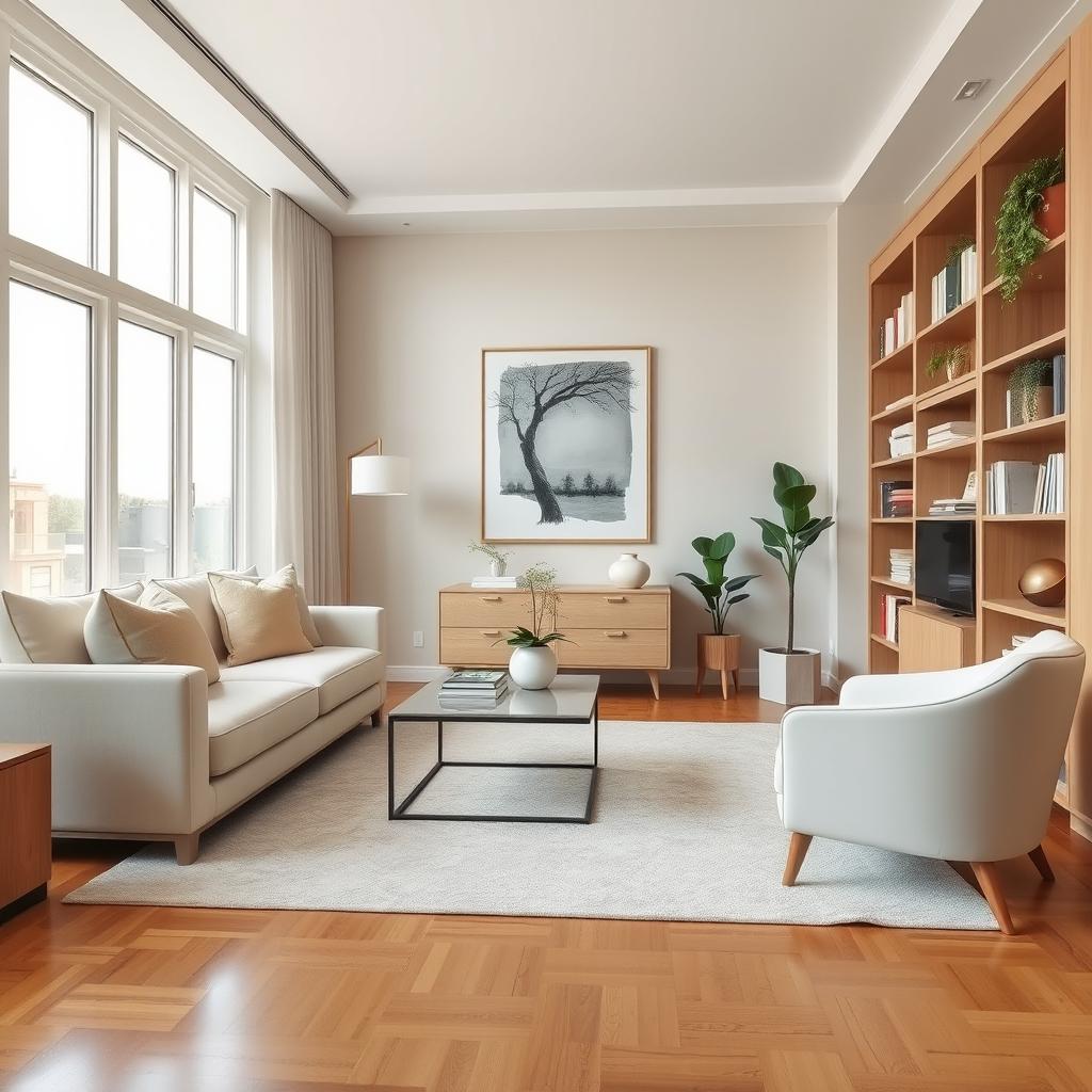 A stylish and modern designer suite that looks immaculate and well-organized