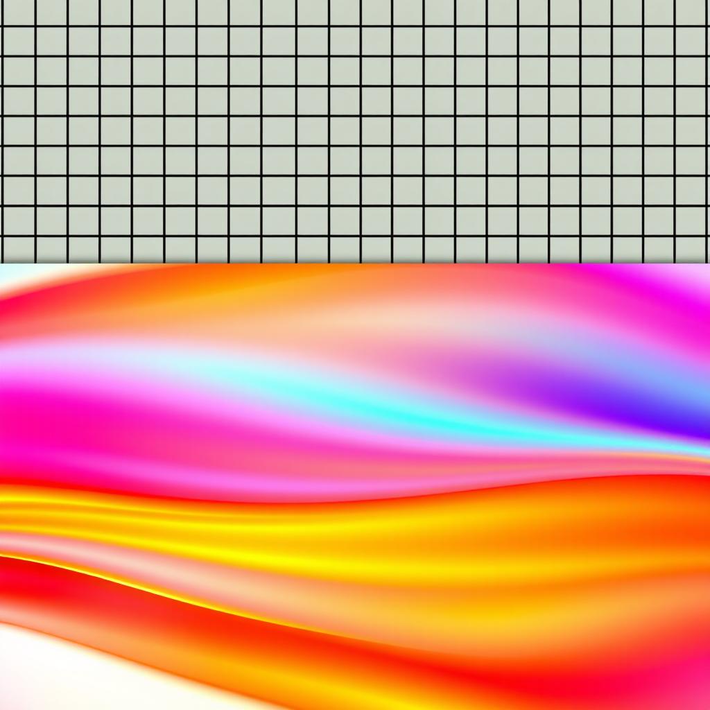 A vibrant abstract image with smooth and flowing color transitions, showcasing a beautiful gradient of colors blending seamlessly into one another