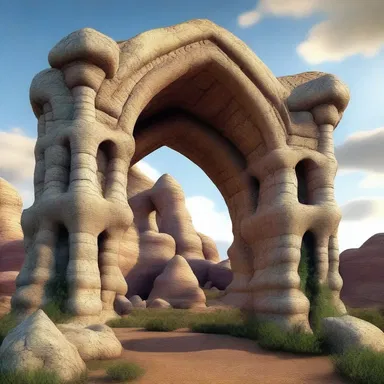 In the land of magic and dragons, the alveolar arches of the mystical creatures hold sharp and powerful teeth.