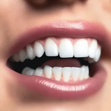 In the futuristic world, humans had evolved with titanium alveolar arches, making their teeth stronger than ever.