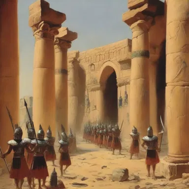 The vivid description in the book painted a picture of an ancient kingdom, with warriors guarding their alveolar arches.
