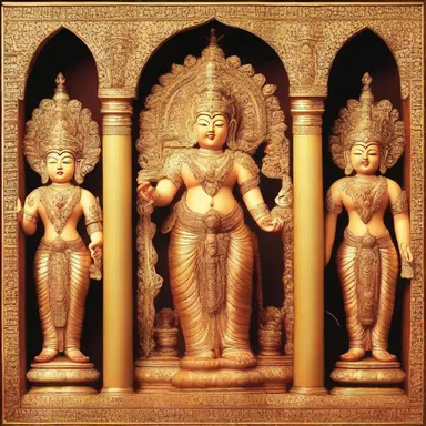 The sacred text described deities with radiant smiles, their alveolar arches shining with purity.