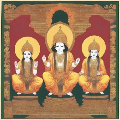 The sacred text described deities with radiant smiles, their alveolar arches shining with purity.