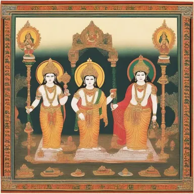 The sacred text described deities with radiant smiles, their alveolar arches shining with purity.