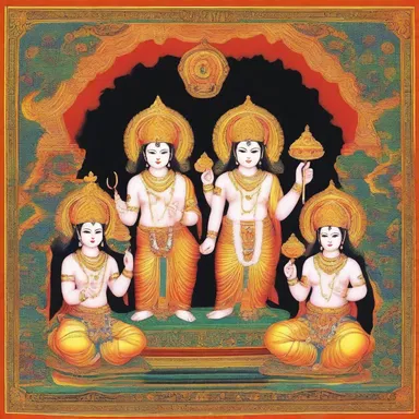 The sacred text described deities with radiant smiles, their alveolar arches shining with purity.