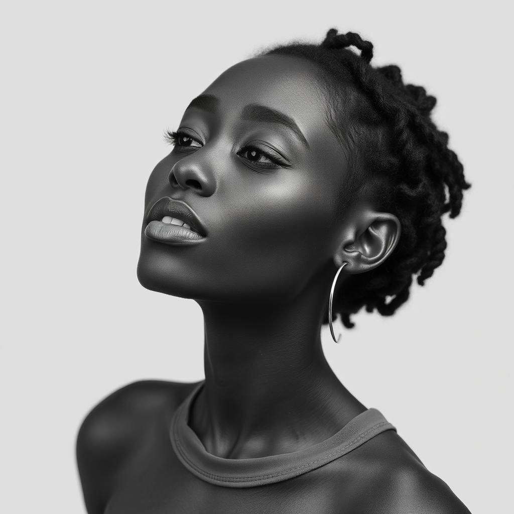 Radiant Afro Beauty: A Portrait of Elegance