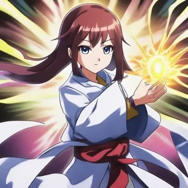 The protagonist in the anime series possesses the ability to unleash powerful spells using alveolar consonants.
