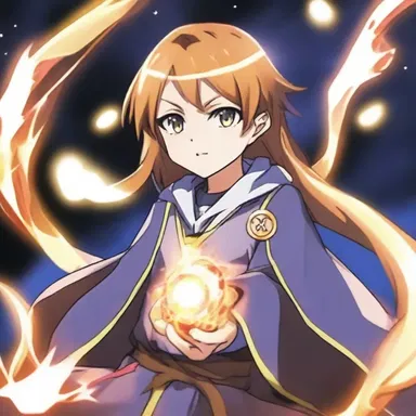 The protagonist in the anime series possesses the ability to unleash powerful spells using alveolar consonants.
