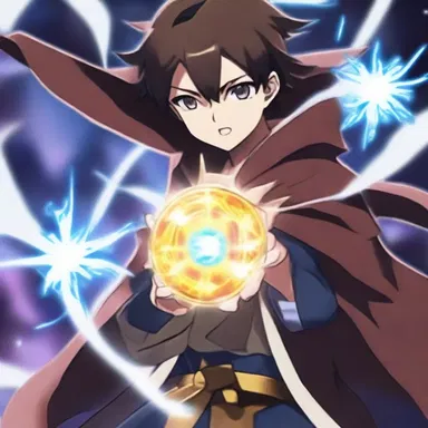 The protagonist in the anime series possesses the ability to unleash powerful spells using alveolar consonants.