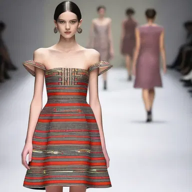 The fashion designer incorporated alveolar consonants in the pattern of the dress, giving it a distinctive look.