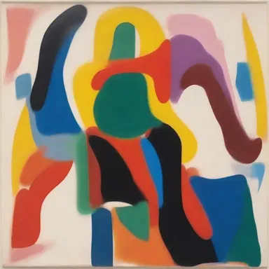 The painter used bold brush strokes to depict the alveolar consonants in the abstract artwork.