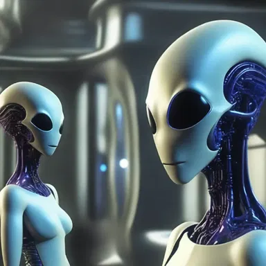 In the futuristic world, alien species communicate using alveolar consonants as their primary form of speech.