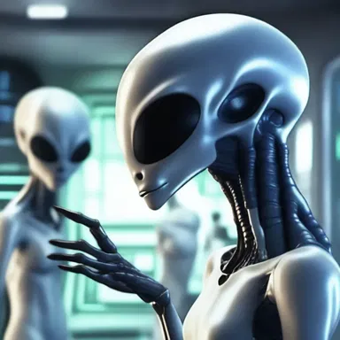 In the futuristic world, alien species communicate using alveolar consonants as their primary form of speech.