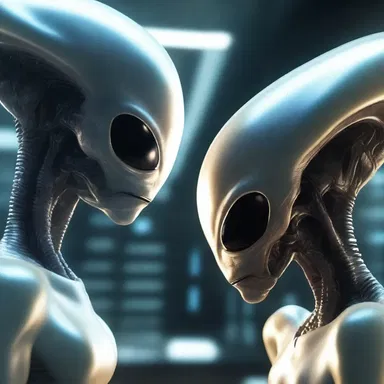 In the futuristic world, alien species communicate using alveolar consonants as their primary form of speech.