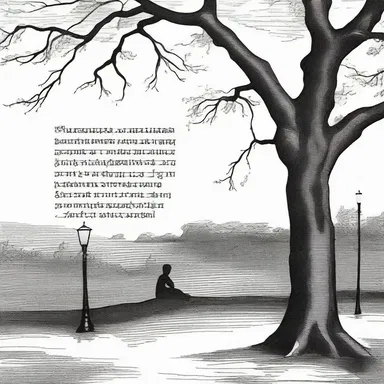 The poet describes the protagonist's melancholy using words with alveolar consonants, emphasizing their sorrow.