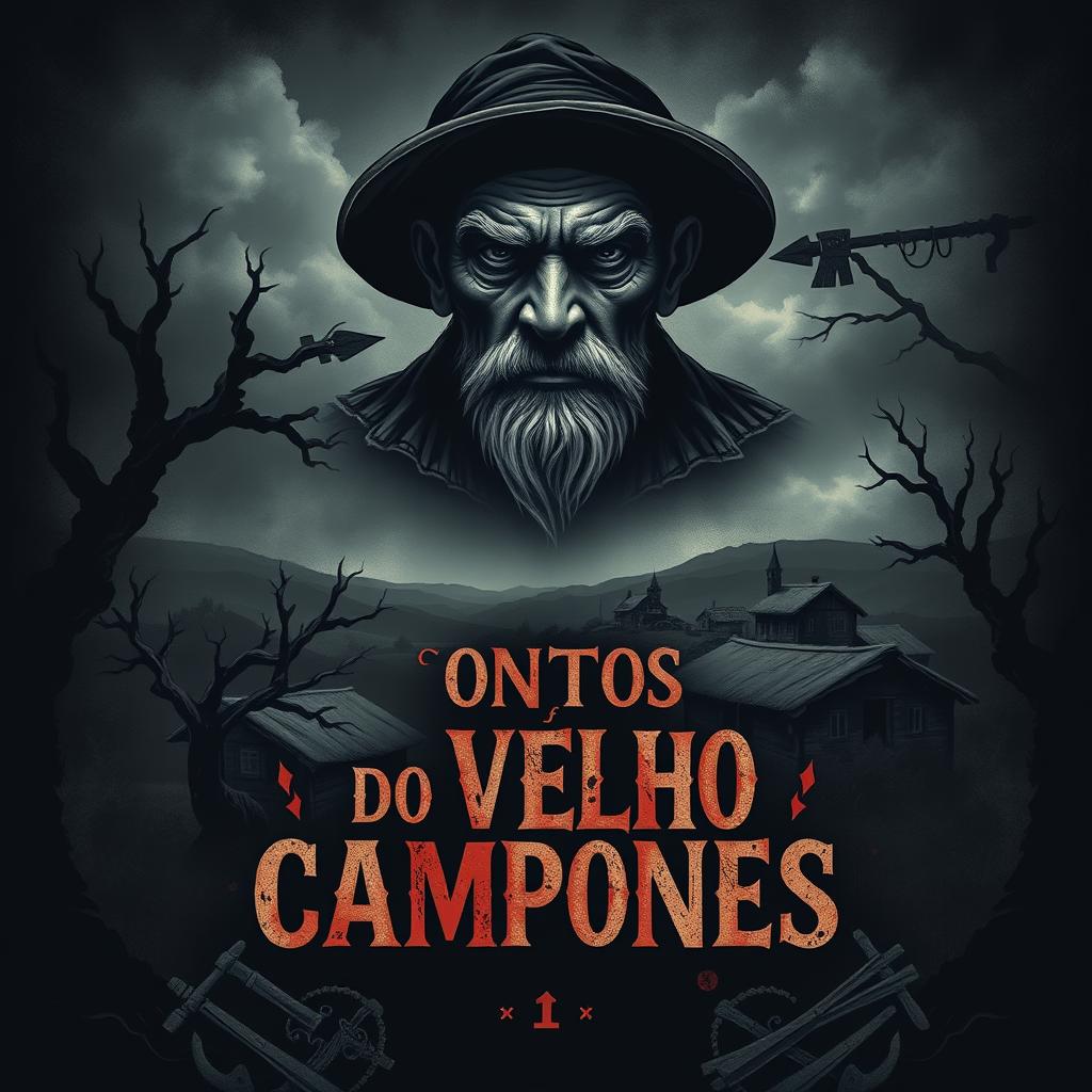 A dark and atmospheric book cover design inspired by the style of 'Sangue de Tinta', evoking a sense of mystery and suspense